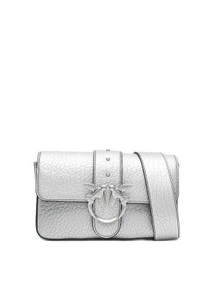 Pinko: Bolsas bandoleras - Bolsa Bandolera - Plata