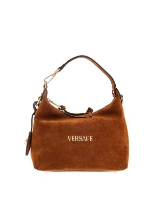 VERSACE: Schultertaschen - Schultertasche - Braun