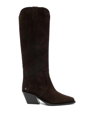 ANINE BING: Bottines - Bottines - Marron