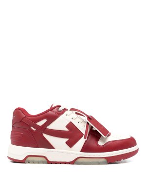 OFF-WHITE: Chaussures de sport - Baskets - Rouge