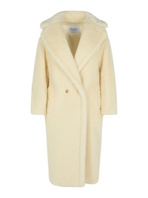 Max Mara: Pelz und Shearling - Pelz - Weiß