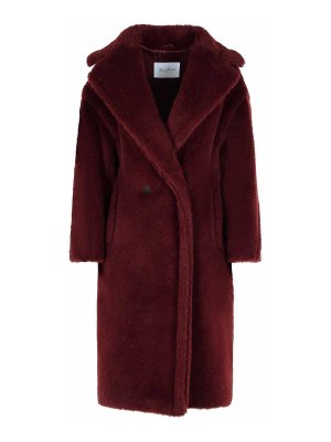 Max Mara: Fur & Shearling Coats - Ted Girl Coat In Alpaca And Virgin Wool