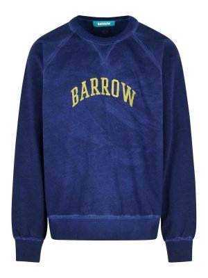 BARROW: Sweatshirts & Sweaters - Navy Cotton Sweatshirt
