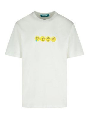 BARROW: t-shirt - T-shirt di cotone bianco