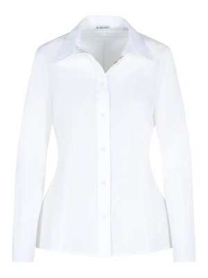 BURBERRY: shirts - Eliza White Cotton Poplin Shirt