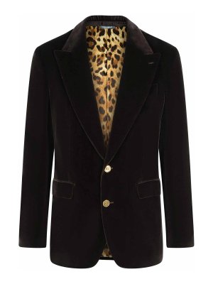 DOLCE & GABBANA: Blazer - Blazer - Negro