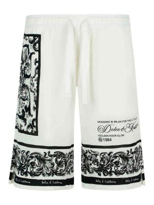 DOLCE & GABBANA: Hosen Shorts - Shorts - Weiß