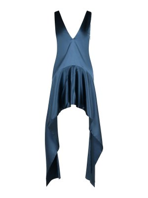 J.W. ANDERSON: one-piece - Dress In Blue Acetate Blend