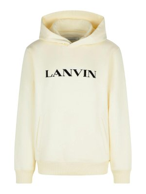 LANVIN: Sweatshirts & Sweaters - Ivory Cotton Sweatshirt