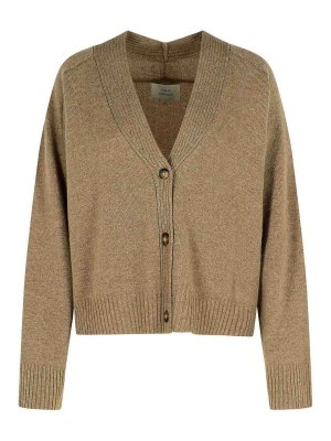 LOULOU STUDIO: cardigans - Cardigan Mole Melange Cardigan