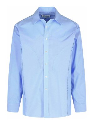 Maison Margiela: Chemises - Chemise - Bleu Clair
