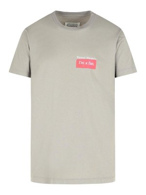 Maison Margiela: T-shirts - T-Shirt - Grau