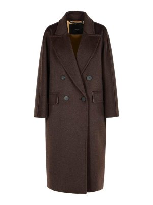 Max Mara: long coats - Over Coat In Cachemire Alpaca And Wool