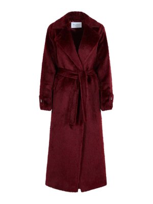 Max Mara: 毛皮＆シアリングコート - 毛皮/ムートンコート - 赤