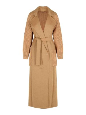 Max Mara: long coats - Berard 1234 Camel Wrap Coat