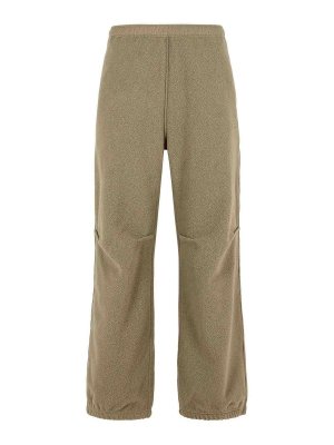 MM6 MAISON MARGIELA: casual trousers - Taupe Polyester Pants