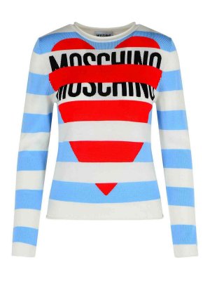 MOSCHINO JEANS: クルーネック - クルーネック - ライトブルー