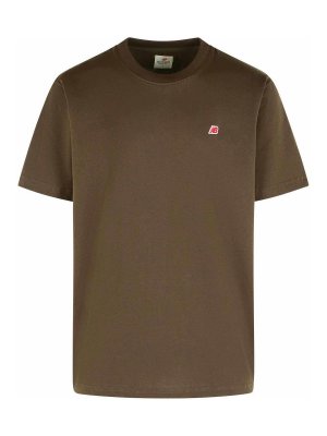 NEW BALANCE: Tシャツ - Tシャツ - ブラウン