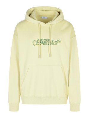 OFF-WHITE: Sweatshirts & Sweaters - Ivory Cotton Sweatshirt