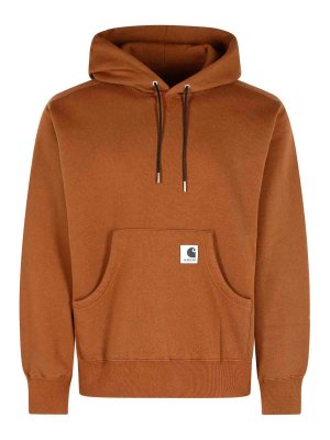 Sacai: Sweatshirts & Sweaters - Work In Progress Brown Cotton Sweatshirt