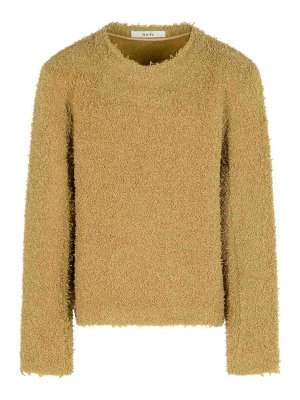 SÉFR: maglia collo rotondo - Dignan Beige Virgin Wool Sweater