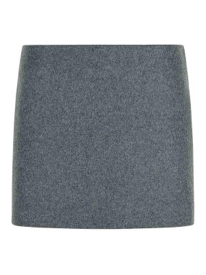 SPORTMAX: Minifaldas - Minifalda - Gris