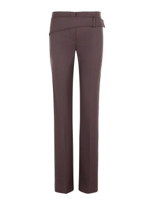 SPORTMAX: casual trousers - Banda Slim Trouser In Virgin Wool Blend