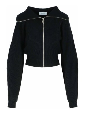 SPORTMAX: cardigans - Calipso Black Cashmere Blend Cardigan