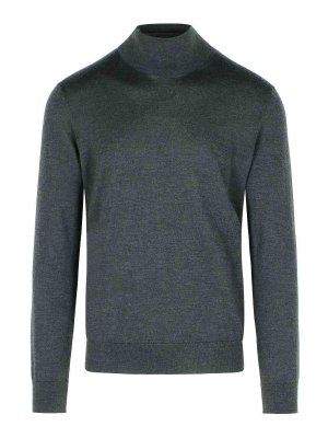 ZEGNA: crew necks - Cashmere And Silk Turtleneck Sweater