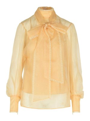 ZIMMERMANN: blouses - Memento Blouse in organza