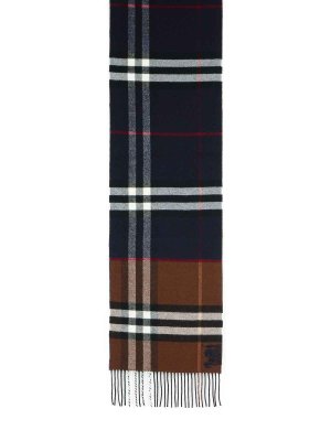 BURBERRY: scarves - Multicolor Cashmere Scarf