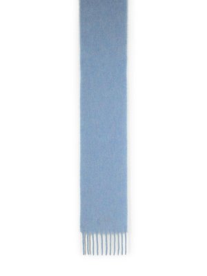 Marni: scarves - Light Blue Alpaca Blend Scarf