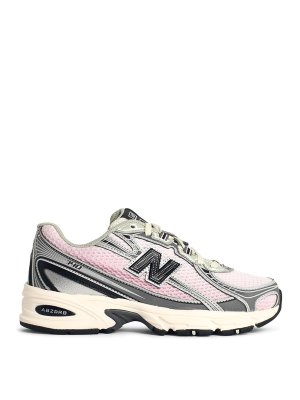 NEW BALANCE: trainers - 740 Multicolor Fabric Blend Sneakers