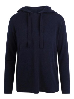 S MAX MARA: Sweatshirts & Sweaters - Heroic hooded wool sweatshirt