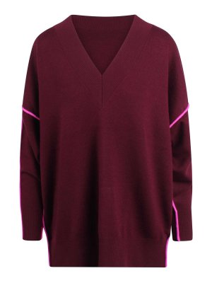 ESSENTIEL ANTWERP: Col en V - Pull À Col V - Rouge