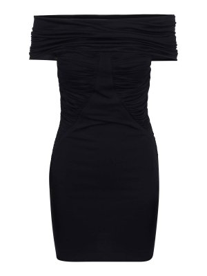Max Mara: cocktail dresses - Short dress in draped jersey navile