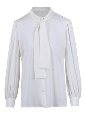Max Mara: shirts - Silk shirt with scarf