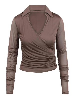 Max Mara: blouses - Jersey and Tulle Aiello blouse