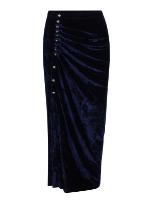 RABANNE: ニーレングススカート＆ミディ丈 - 膝丈/ミディスカート - ブルー