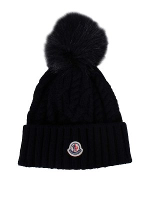 MONCLER: Sombreros - Sombrero - Negro
