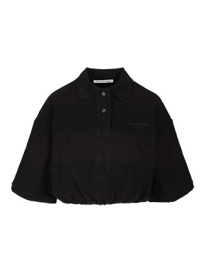ALEXANDER WANG: polo shirts - Deconstructed Polo Shirt