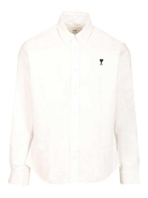 AMI PARIS: Camisas - Camisa - Blanco