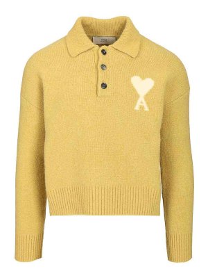 AMI PARIS: polo shirts - Ami De Coeur Polo Shirt