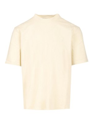 AMI PARIS: T-shirts - T-Shirt - Weiß