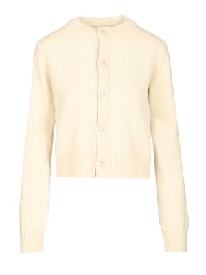 AMI PARIS: Cardigans - Cardigan - Blanc