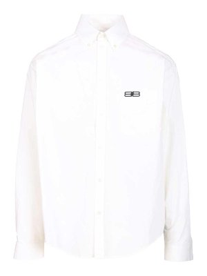 BALENCIAGA: Camisas - Camisa - Blanco