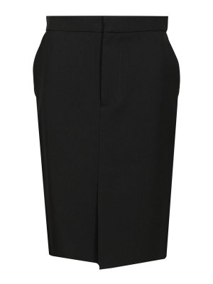BOTTEGA VENETA: Faldas media pierna y semilargas - Falda Semilarga - Negro