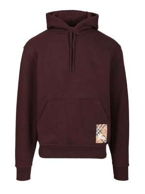 BURBERRY: スウェット＆セーター - スウェットシャツ/セーター - ダークレッド