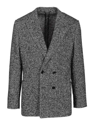 DOLCE & GABBANA: ブレザー - ブレザー - グレー