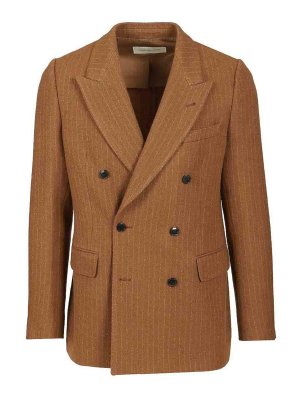 DRIES VAN NOTEN: Vestes de costume - Blazer - Marron
